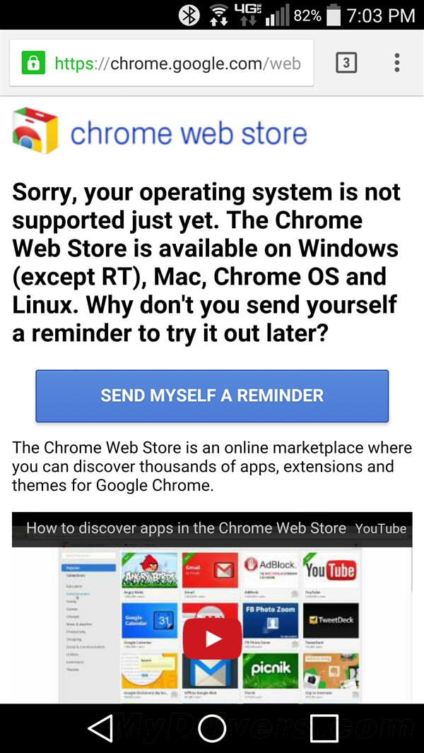 Google Chrome手机版：不会支持扩展