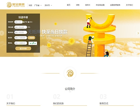 聚金普惠（深圳）控股有限公司网站建设项目-互诺科技