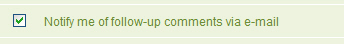 Comment Reply Notification 留言者设置