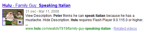 gg rich snippets 2 Google.com 搜索结果页变化分析