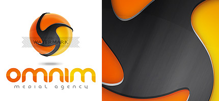 newspoon-Creative Unique Glossy Attractive Web 2.0 Logo
