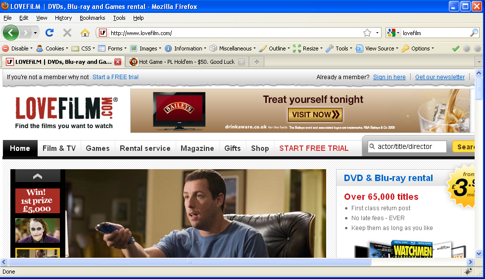lovefilm screencap1 用Web Developer工具栏发现 SEO 问题的 7 个方法 