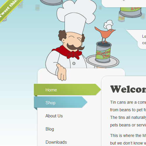 Mystery-tin-navigation in Showcase Of Modern Navigation Design Trends