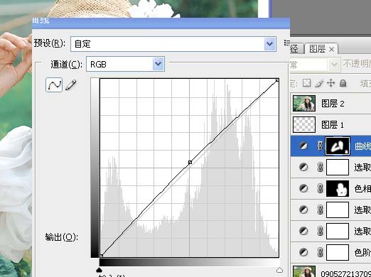 Photoshop调出人物照片淡淡的青黄色