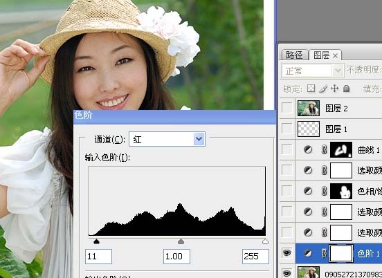 Photoshop调出人物照片淡淡的青黄色