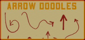 Arrow Doodles Photoshop Brushes