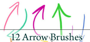 Hand Drawn Arrow Brushes