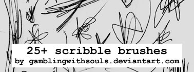 Hand Drawn Scribble Brushes