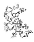 Hand Drawn Swirl Brush