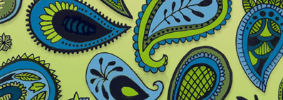 Hand Drawn Paisley Brushes