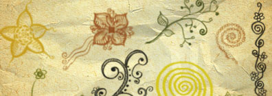 Hand Drawn Floral Brushes