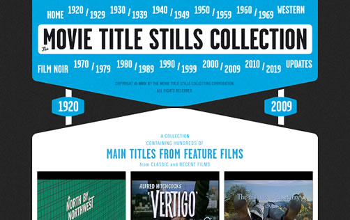 'the Movie title stills collection' 