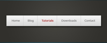 Clean White Navigation Bar 