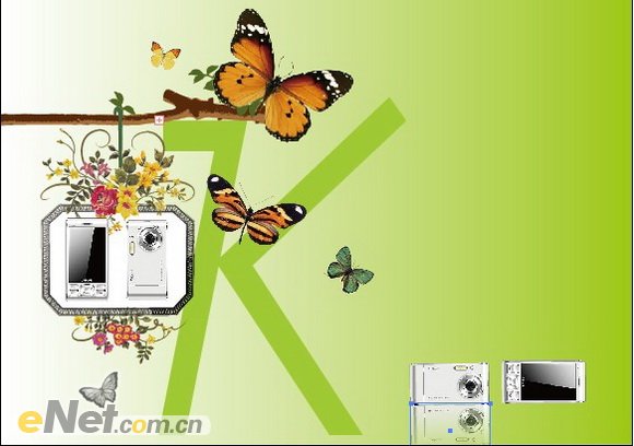 Illusttator CS4 手机广告招贴设计