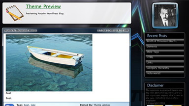 Inanis Glass - Free WordPress Theme