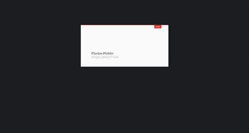 Business card website