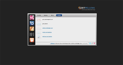 Business card website