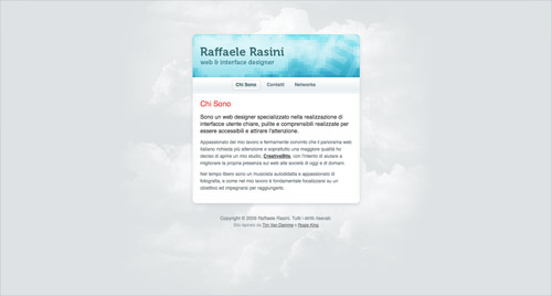 Business card website