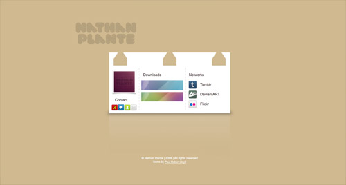 Business card website