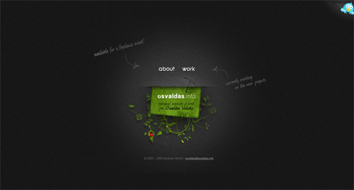 Business card website