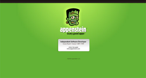 Business card website