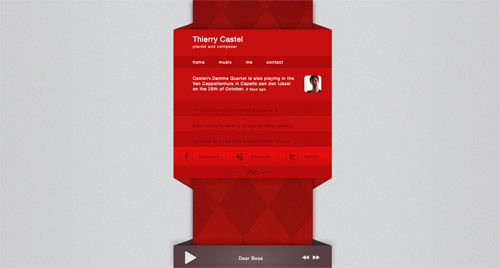 Business card website