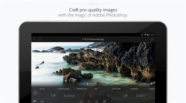 Adobe Lightroom安卓版免费了！手机直接编辑RAW图片