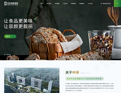 中孚油脂（广州）集团有限公司官网定制项目--互诺科技