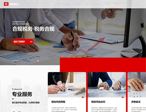 广东邦胜税务师事务所有限公司网站建设项目--互诺科技